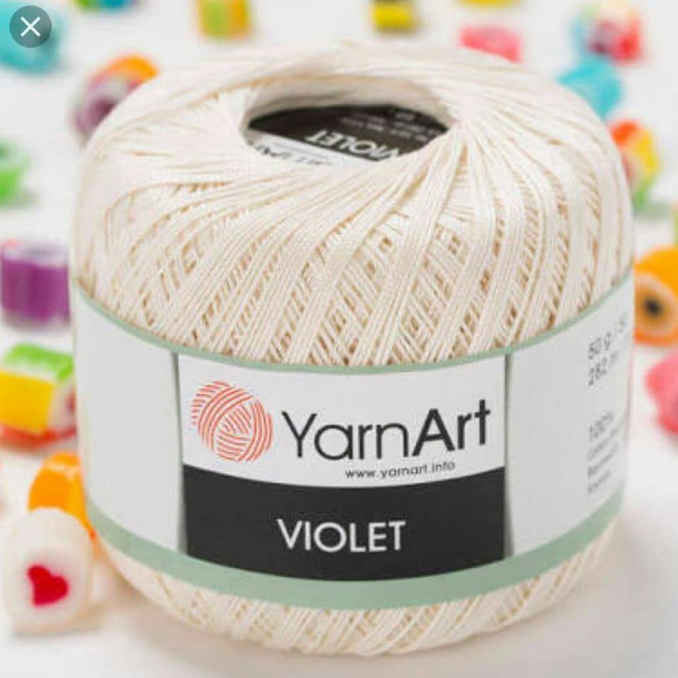 YarnArt Violet - sợi hè chuyên móc váy áo, bikini handmade,...