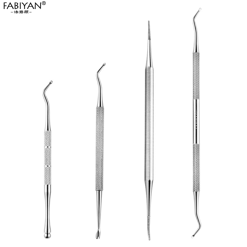 Set 4 Dụng Cụ Giũa Móng Bằng Thép Không Gỉ