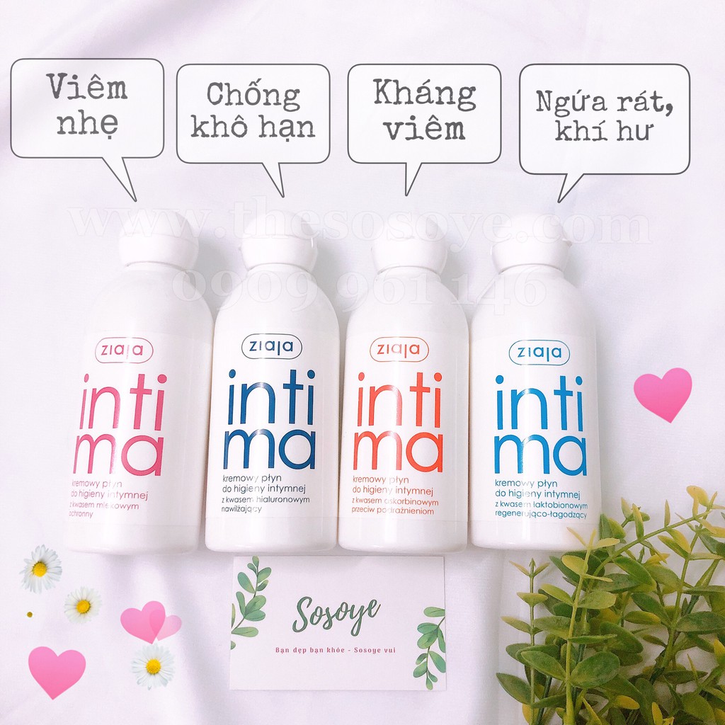 Dung Dịch Vệ Sinh Phụ Nữ Intima Ziaja Ba Lan 200ml