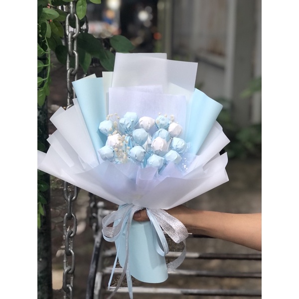 Bó hoa chupachup 15c bọc vỏ xinh FG12822