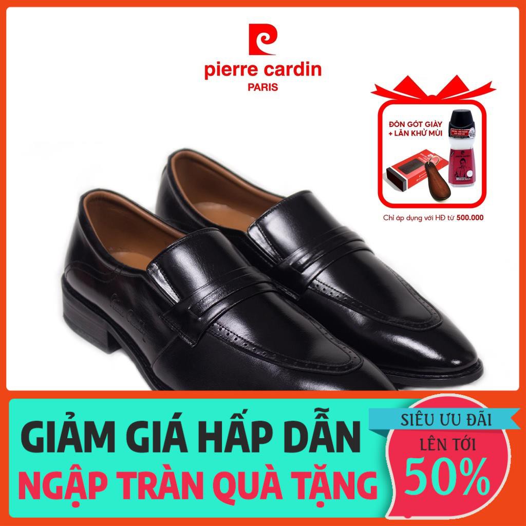 Giày Da Pierre Cardin Penny Loafer PCMFWLE090BLK *