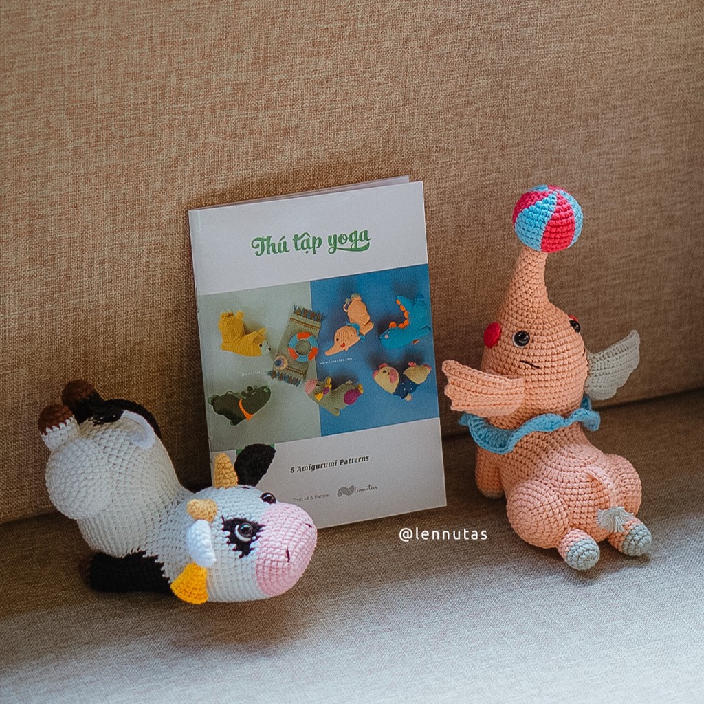 DIY, Công Thức, Bài Hướng Dẫn,Móc Thú Bông Nhồi Len