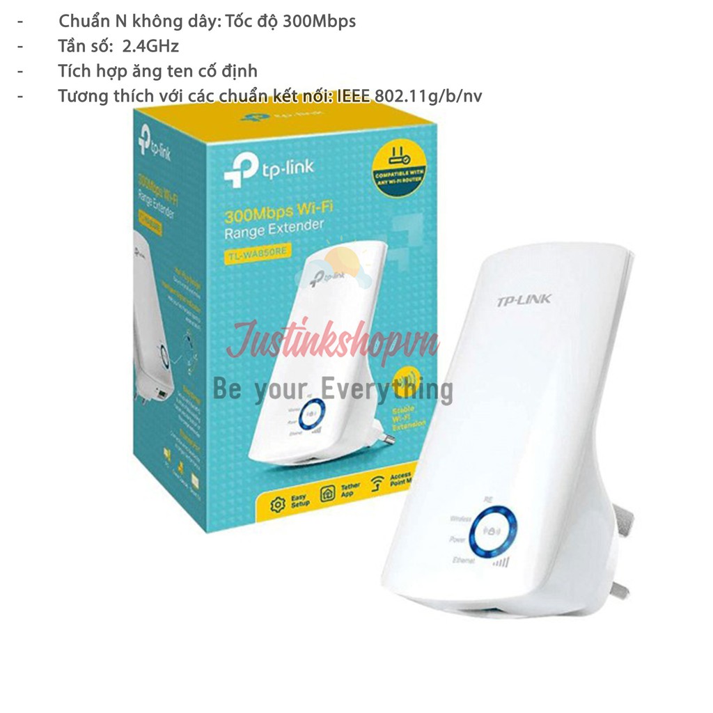 Bộ Kích Khuếch đại Sóng Wifi 🍟 Mở Rộng Sóng TPLINK TL-WA854RE- Tốc Độ 300Mbps Chính Hãng Bảo Hành - JLVQ-2114-KSWF | BigBuy360 - bigbuy360.vn