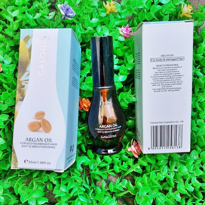 ✅TINH DẦU CALODIA ARGAN OIL DƯỠNG BÓNG TÓC 55ML - KM