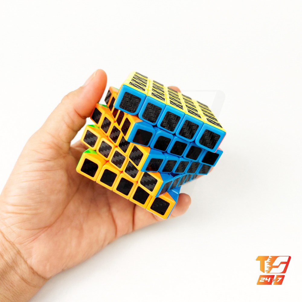Khối Rubik 5x5 Carbon MoYu MeiLong - Đồ Chơi Rubic Cacbon 5 Tầng 5x5x5
