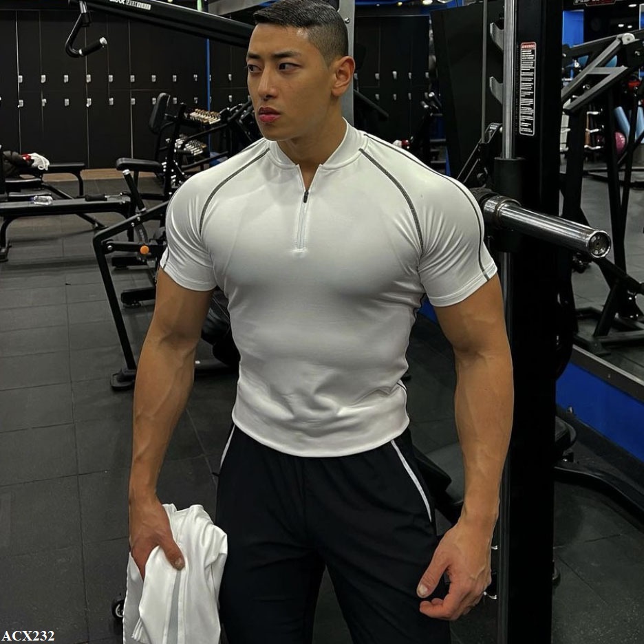 Áo gym nam - áo thun body cc
