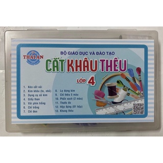 Bộ cắt khâu thêu lớp 4 Thái An