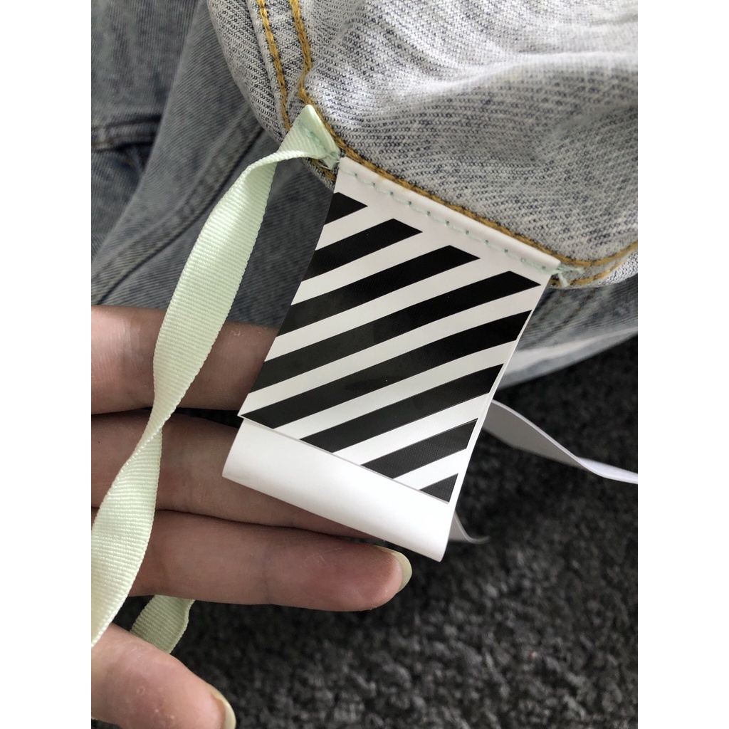Áo khoác bò nam thời trang OFF WHITE thiết kế trẻ trung, năng động và cá tính