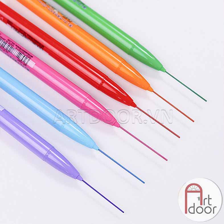 [ARTDOOR] Bút chì bấm UNI Color thân nhiều màu (đầu 07)