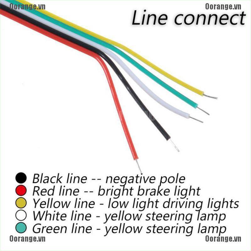 Đèn Led Phanh Gắn Đuôi Xe Mô Tô Chuyên Dùng