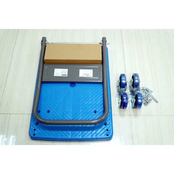 Xe đẩy hàng 4 bánh gấp gọn 300kg ADVINDEQ nhập khẩu,bánh cao su không ồn,xe kéo hàng gấp gọn đa năng-Chính hãng BH 1 năm