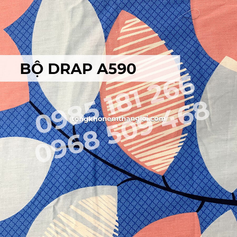 [Ảnh Thật] A590 - Bộ Drap Cotton 4 món Thắng Lợi Chính Hãng