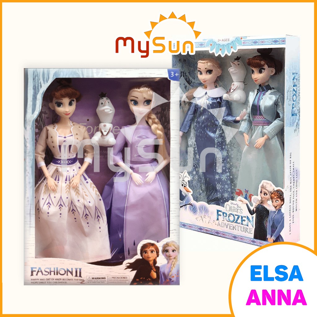 Búp bê công chúa Elsa và Anna | Bộ đồ chơi mô hình búp bê 30cm công chúa Disney CAO CẤP 9 KHỚP cho bé gái - MYSUN