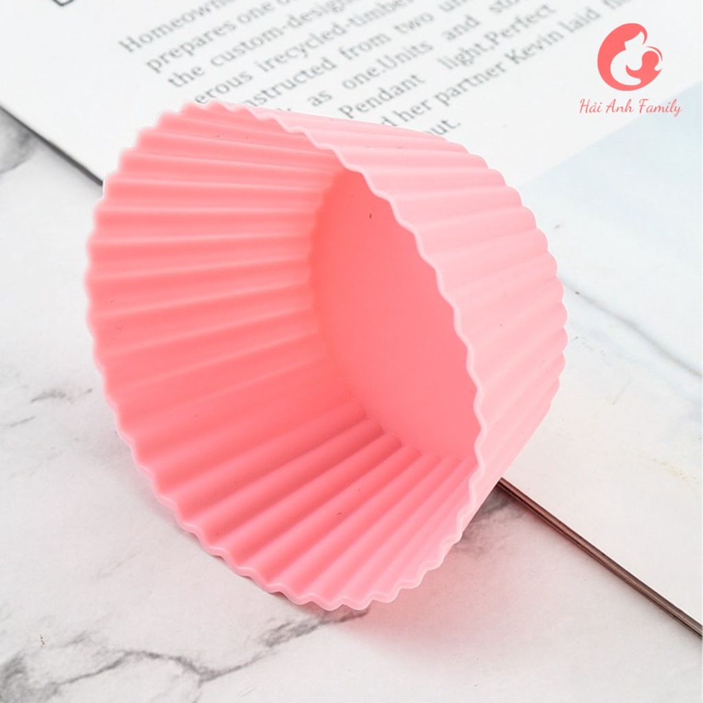 Khuôn silicon làm bánh Cupcake/Muffin 7cm