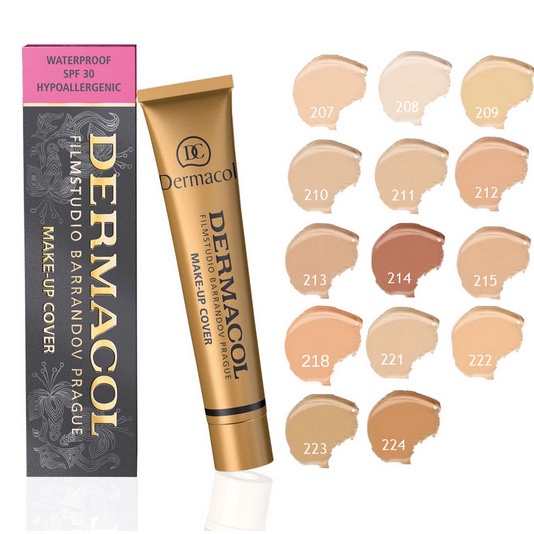 Kem Che Khuyết Điểm dermacol 30g Trang Điểm Nền Cổ Điển 2022