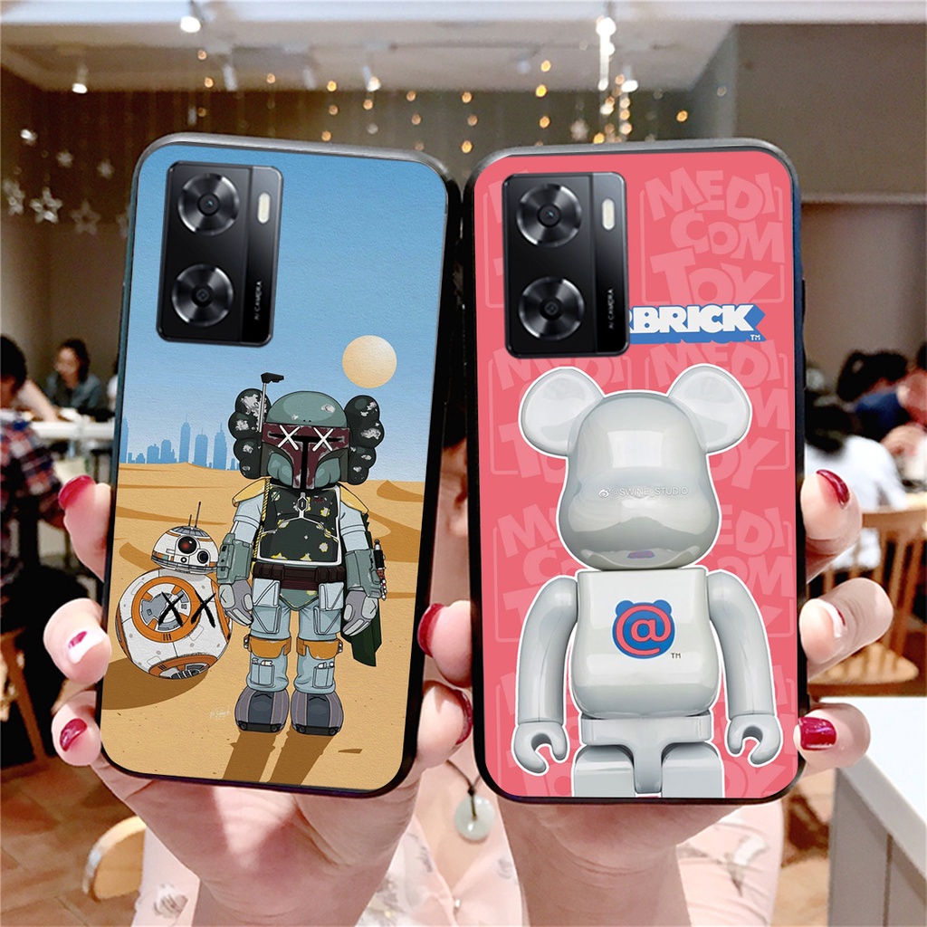 ỐP lưng Oppo A57 4G - Oppo A57 2022 Kaws bearbrick cực đẹp cực chất