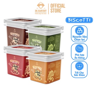 Bánh Biscotti DK HARVEST 220g - không đường, siêu hạt, ăn kiêng, nguyên cám, giảm cân