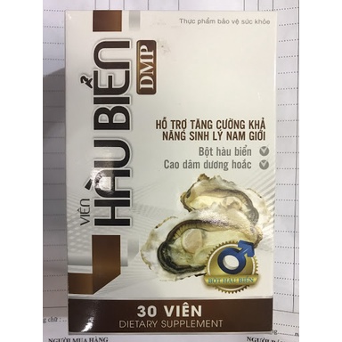 Viên Hàu Biển DMP- tinh chất hàu biển có tác dụng hỗ trợ tăng cường sinh lí nam, cải thiện mãn dục ở nam giới