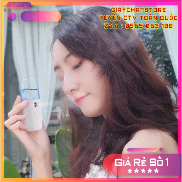 Máy xông mặt Nano Phun sương làm đẹp da mặt - Máy Xịt Khoáng Nano Mini - Máy Phun Sương Xông Hơi Da Mặt | BigBuy360 - bigbuy360.vn