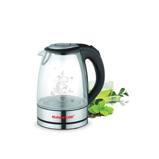 Ấm Nước Siêu Tốc Thủy Tinh SHD1217 Cao Cấp, Chịu Nhiệt Độ Cao, Dung tích 1.7L,  An Toàn, Bảo Hành 12 Tháng