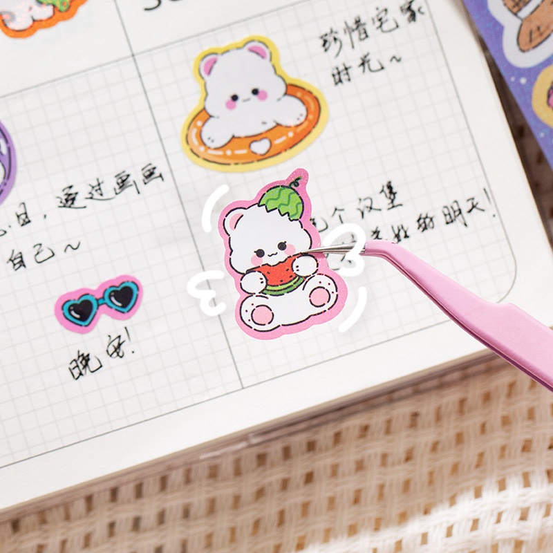 1 Sticker Dán Trang Trí Sổ Lưu Niệm