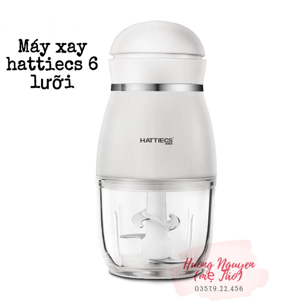 Máy xay đa năng HATTIECS 0,3L, máy xay ăn dặm cho bé