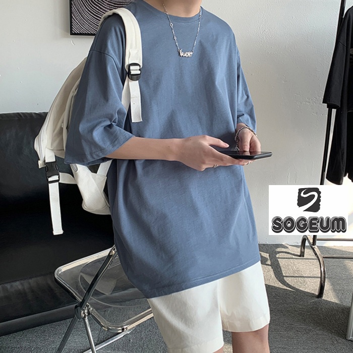 [Mã SKAMFSW175 giảm 10K đơn 50K] Áo thun tay lỡ Unisex trơn basic, áo phông nam nữ form rộng phong cách ulzzang TR01 | BigBuy360 - bigbuy360.vn