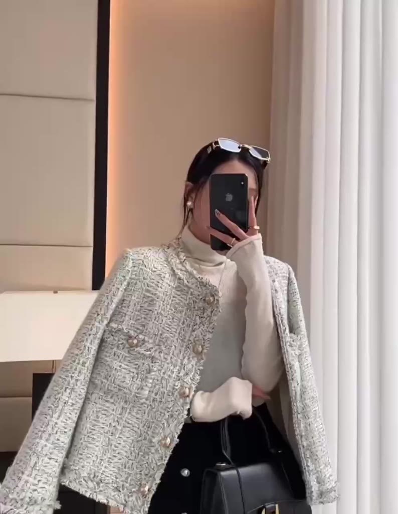 Áo dạ Tweed tiêu quảng châu cao cấp loại 1 | BigBuy360 - bigbuy360.vn