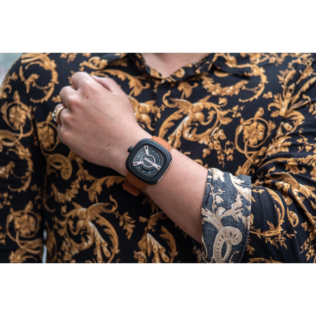 Đồng hồ cơ Sevenfriday Classic màu Đen tuyền thời trang dành cho Nam