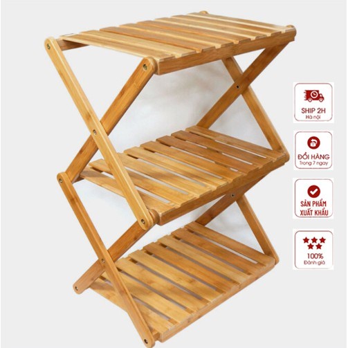 Kệ Tab Đầu Giường 3 Tầng Tiện Dụng _ Kệ Đa Năng Gấp Gọn Văn Phòng, Dã Ngoại Du Lịch
