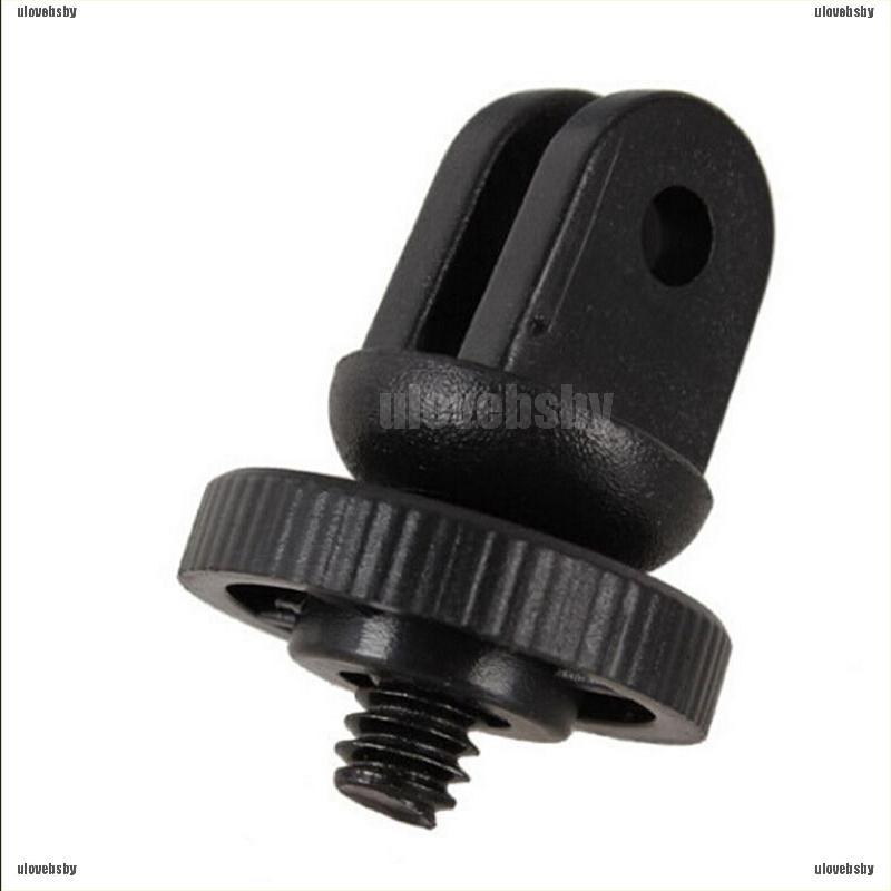 【ulovebsby】Mini 1/4" Monopod Tripod Mount Adapter with Screw Thread For GoPro