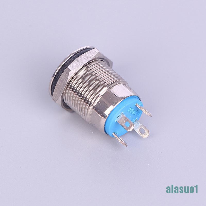 Nút Công Tắc Đèn Led 12mm 12v Chống Thấm Nước Bằng Kim Loại