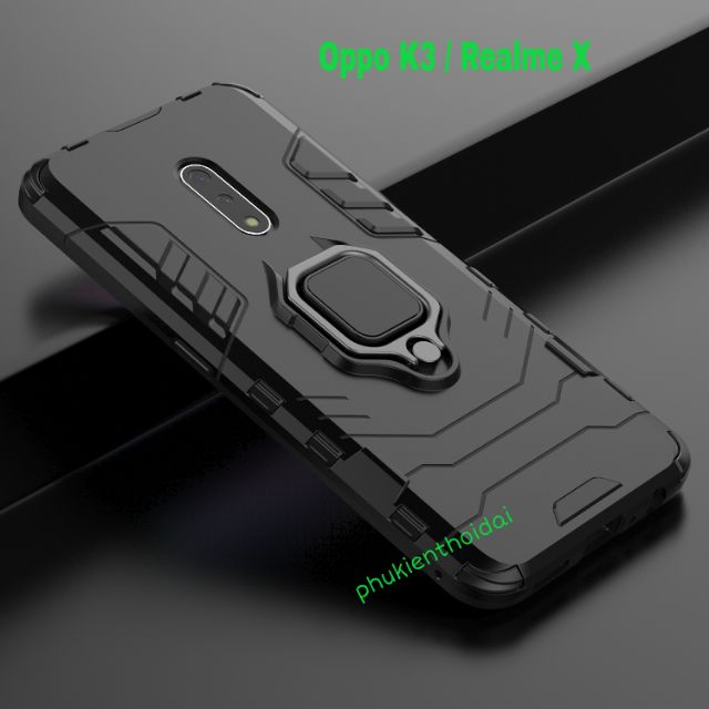 Ốp lưng Oppo K3 / Realme X 💥Freeship💥 chống sốc Iron Man Iring cao cấp siêu bền