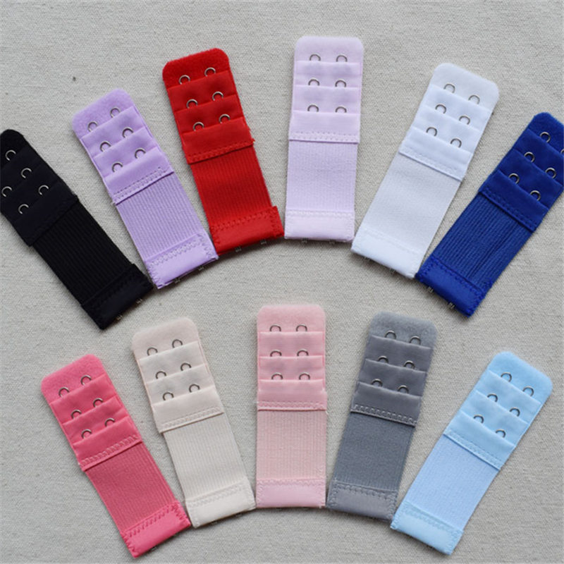 2 Móc 3 Hàng Dây Áo Ngực Co Giãn Có Thể Điều Chỉnh Dây Đeo Sau Lưng