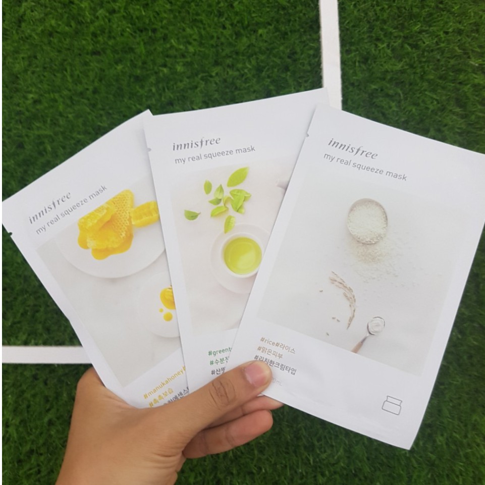 MẶT NẠ MIẾNG GIẤY INNISFREE ITS REAL SQUEEZE MASK