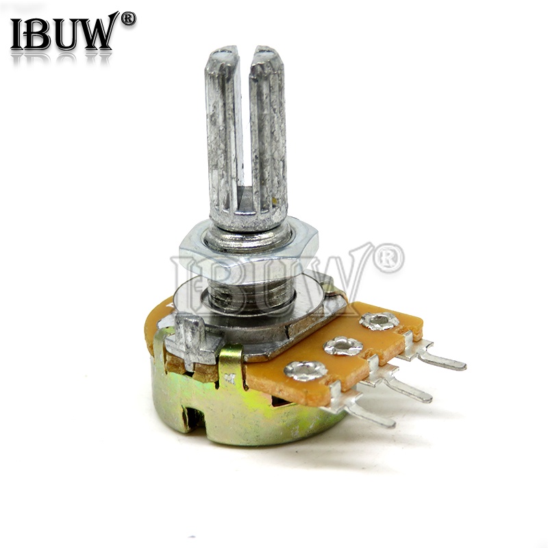 Set 5 Chiết Áp Khuếch Đại Âm Thanh WH148 B1K B2K B5K B10K B20K B50K B100K B500K 3Pin 20mm 1K 2K 5K 10K 50K 100K 500K