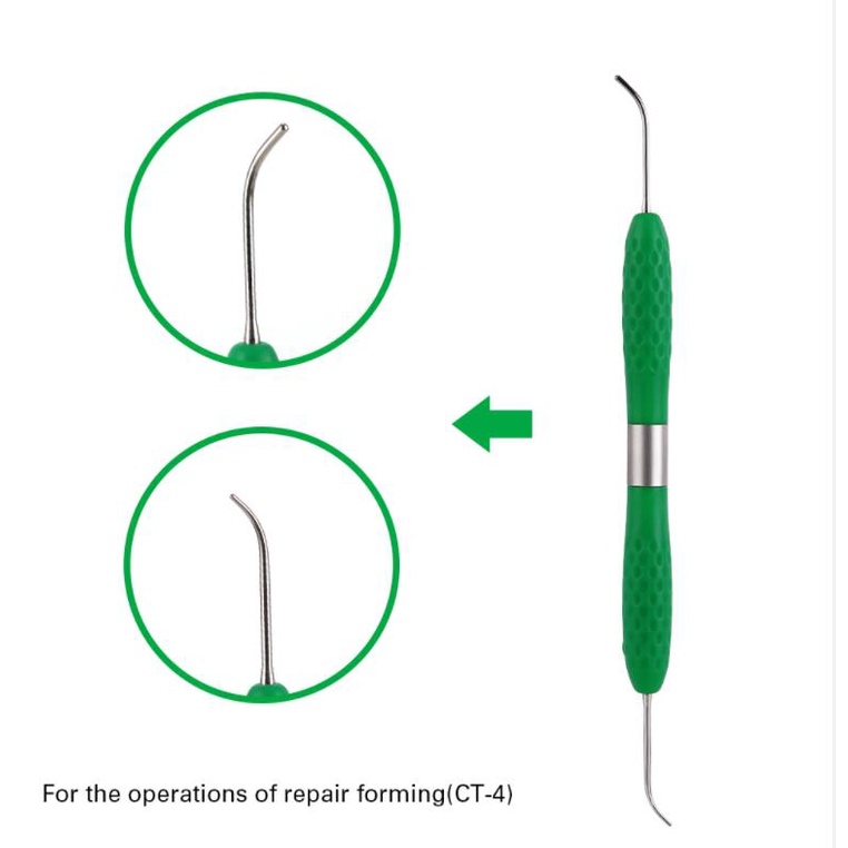 Bộ Dao Nhựa Resin Tay Cầm Silicone Tiện Dụng Cho Nha Khoa