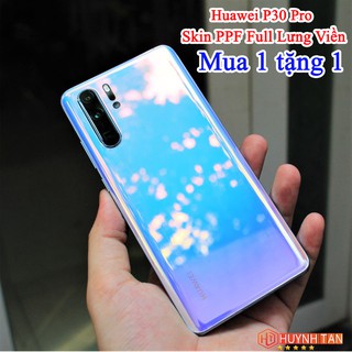 Dán dẻo PPF huawei p30 pro trong suốt hoặc nhám chống bám vân tay bảo vệ điện thoại mua 1 tặng 1 huỳnh tân store