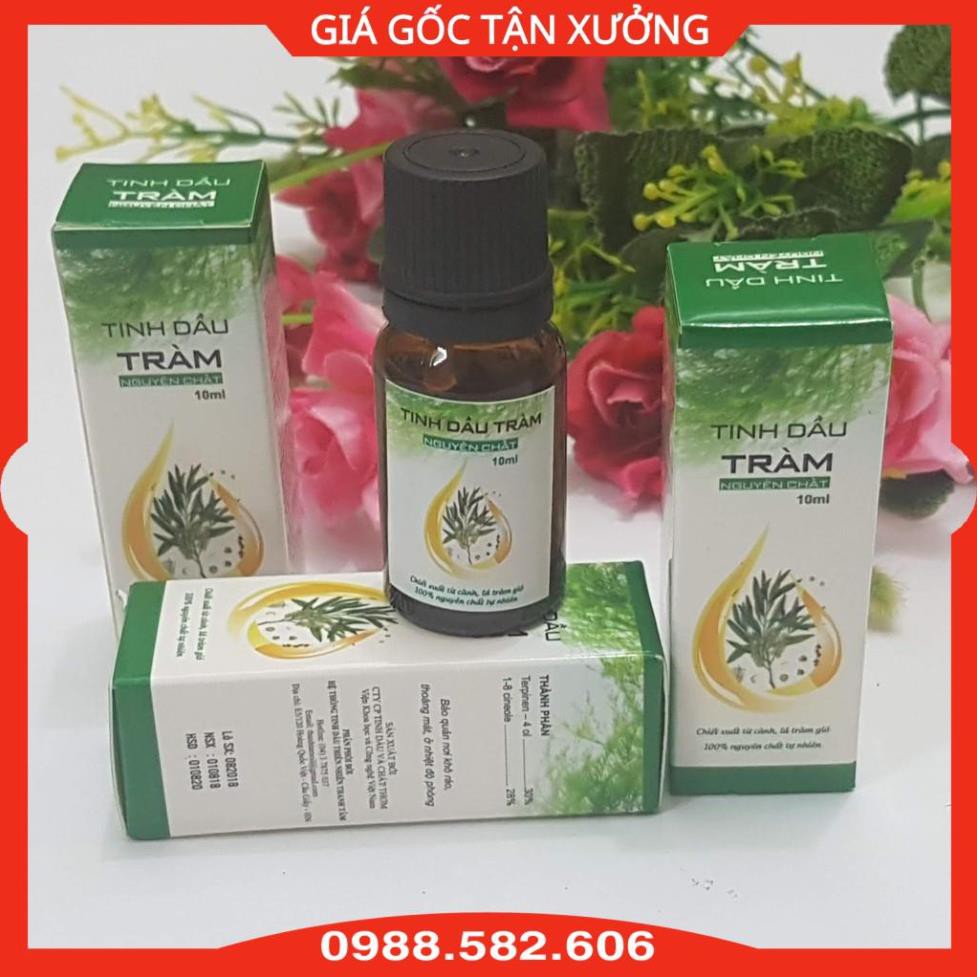 [CÓ KIỂM ĐỊNH] Tinh Dầu Tràm Nguyên Chất Phòng Cảm, Trị Sưng, An Toàn Cho Bé (Các Loại 10ml, 30ml, 50ml, 100ml)