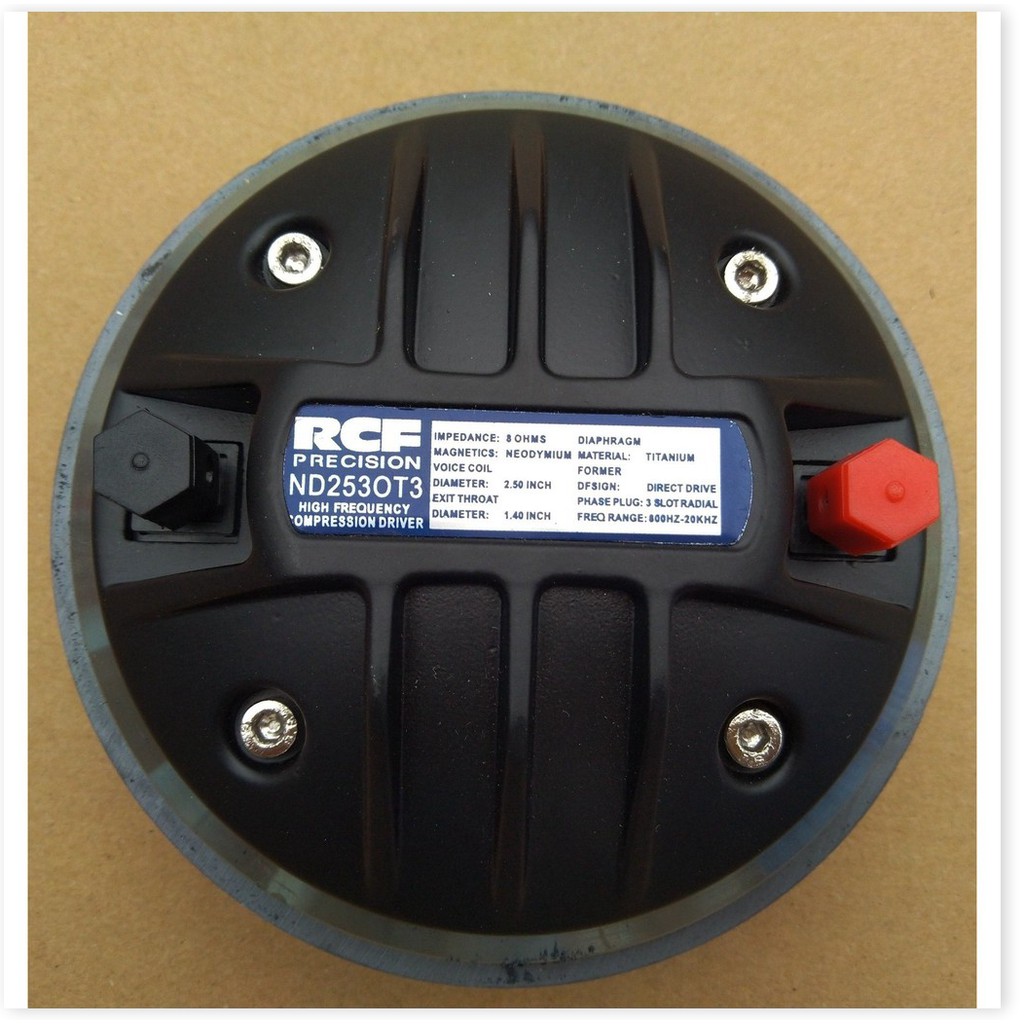 COMBO LOA TREBLE RỜI 1 KÈN 450 RCF NẮP NHÔM COIL DẸT + 1 HỌNG 16X16 VÀ TỤ 3.3MF