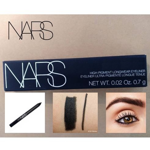 Chì kẻ mắt NARS High-pigment Longwear Eyeliner 0.7g màu Via Veneto (black)