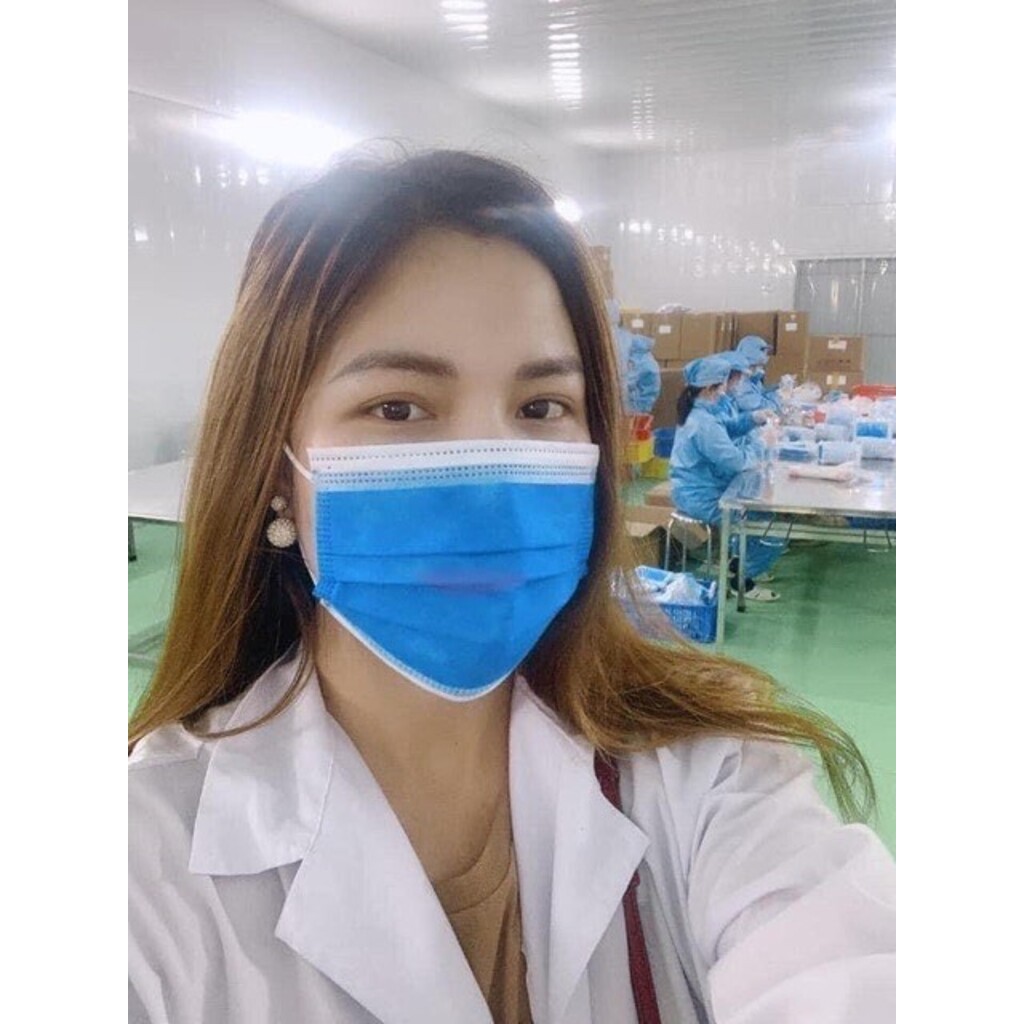 KHẨU TRANG Y TẾ CAO CẤP NANO MASK CHÍNH HÃNG HỘP 50 CHIẾC 4 LỚP DÀY DẶN, KHÁNG KHUẨN TỐT