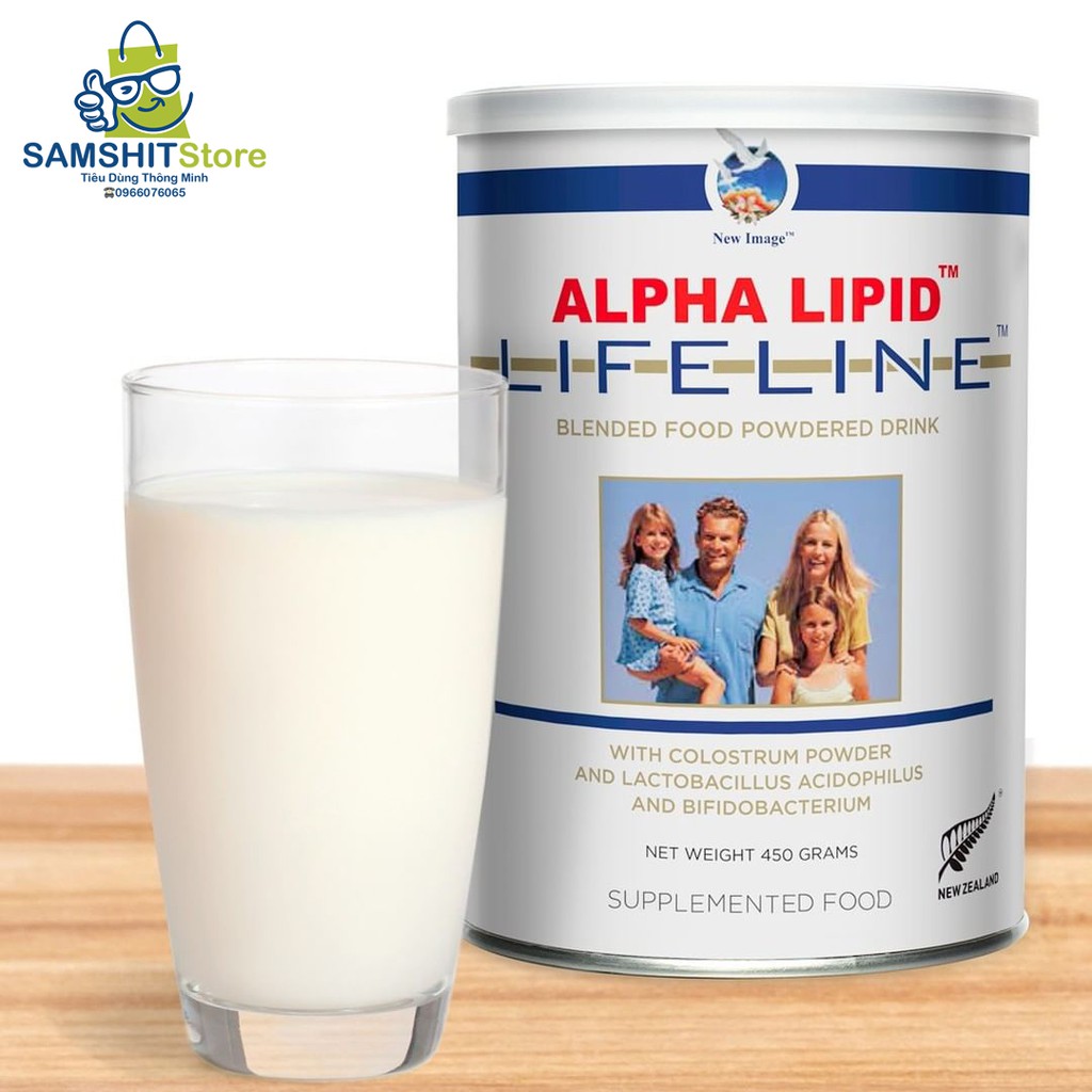Sữa Non Alpha Lipid Lifeline 450g Chính Hãng New Zealand Kèm Hoá Đơn Mua Hàng