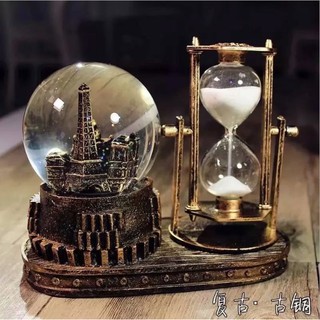 Quả cầu hình tháp Eiffel đẹp lung linh có đèn và nhạc