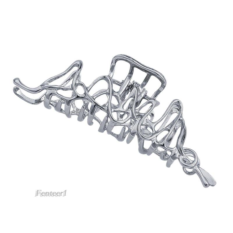 Kẹp Tóc Càng Cua Bằng Kim Loại Kiểu Cách Cho Nữ Fenteer1