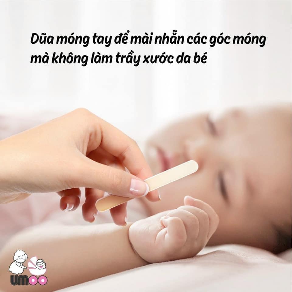 Bộ dụng cụ làm móng, chăm sóc cho bé Umoo cao cấp, mã UM-11103