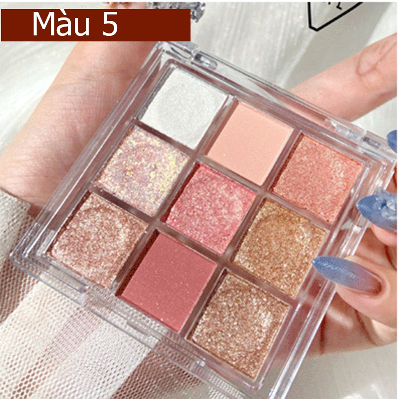 Bảng Mắt Nhũ 9 Ô Eye Palette Glamcolour Nội Địa Trung P0230