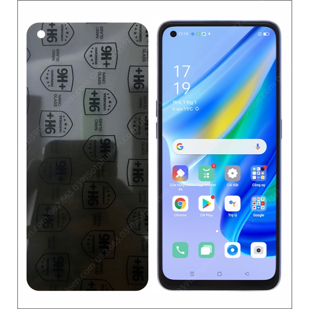 Dán cường lực dẻo Oppo A95 chống nhìn trộm nano siêu bền chống bể