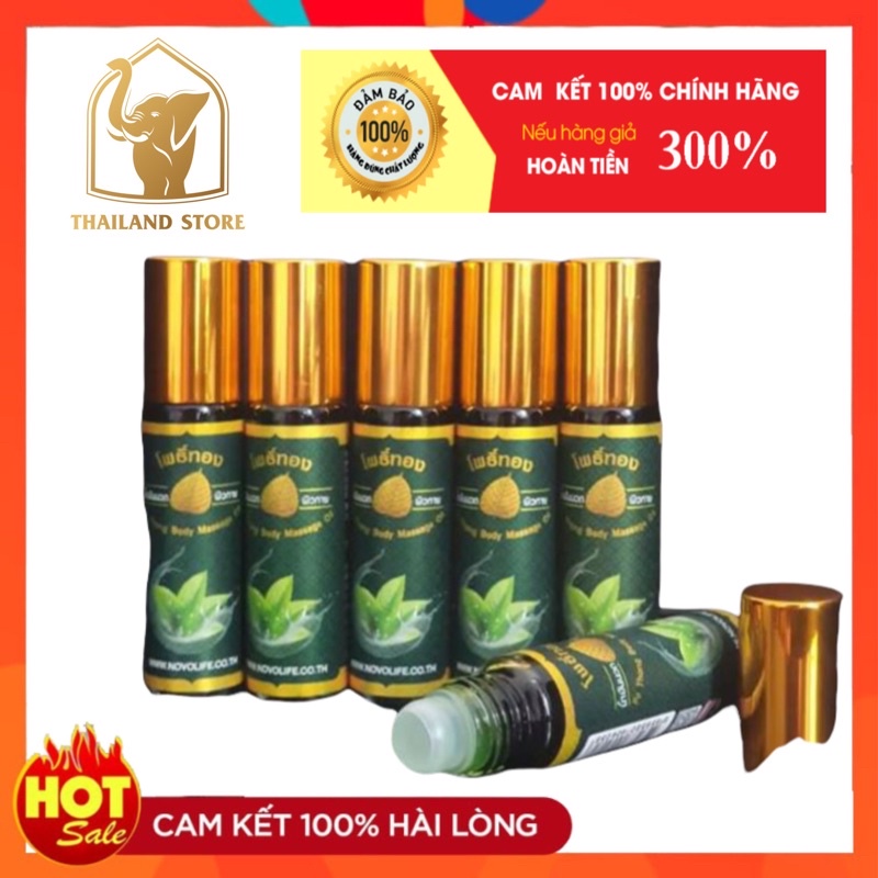 Dầu lăn Lá bồ đề[CHÍNH HÃNG] 8ml Thái Lan