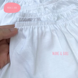 Quần Ngắn Trắng Cho Bé Hello B&B